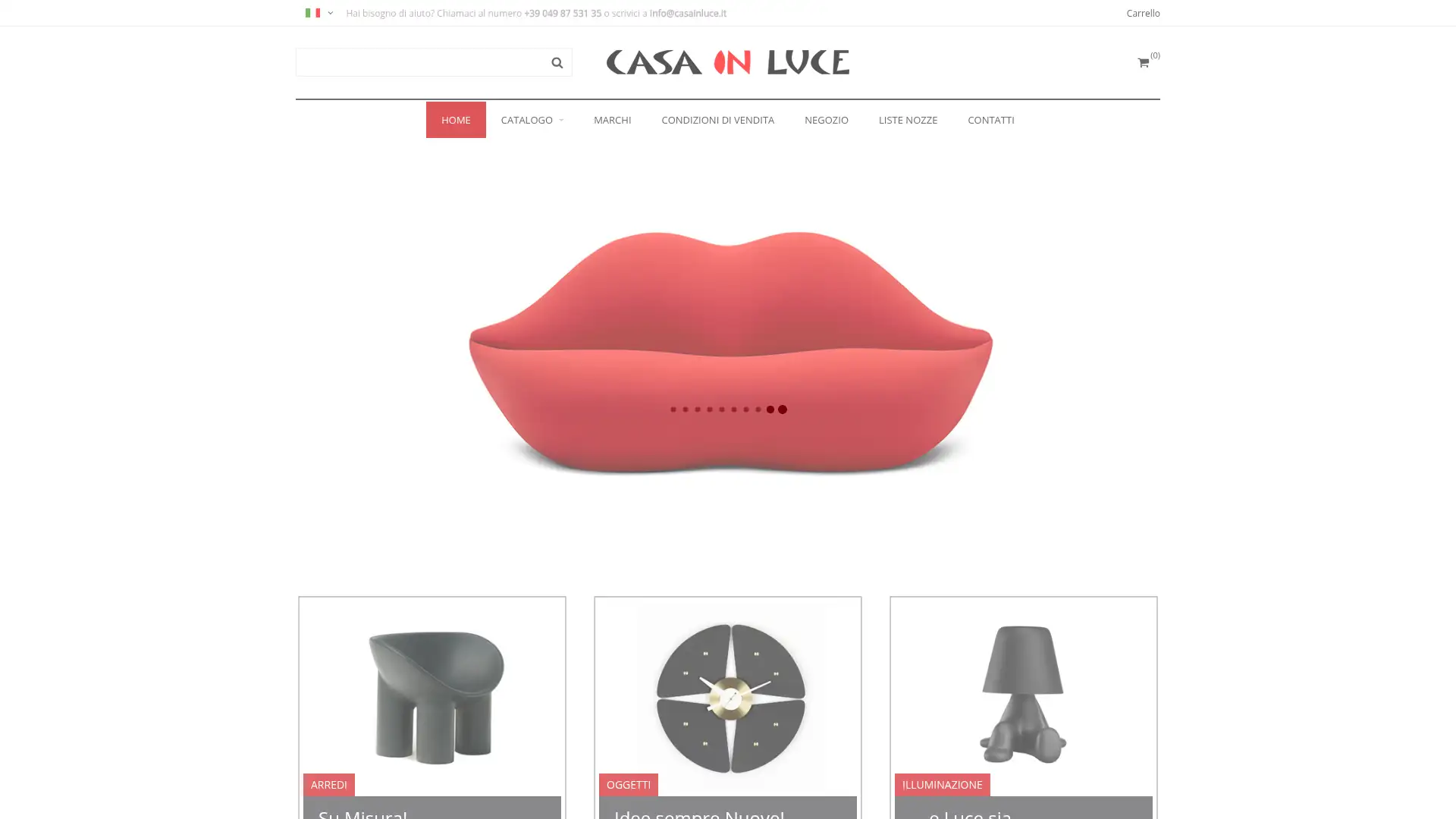casainluce.it screenshot