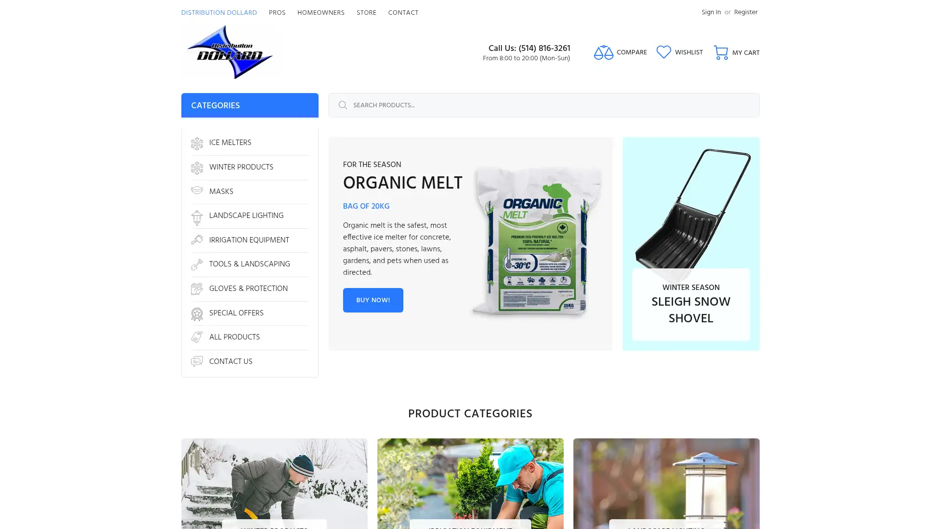 distributiondollard.ca screenshot