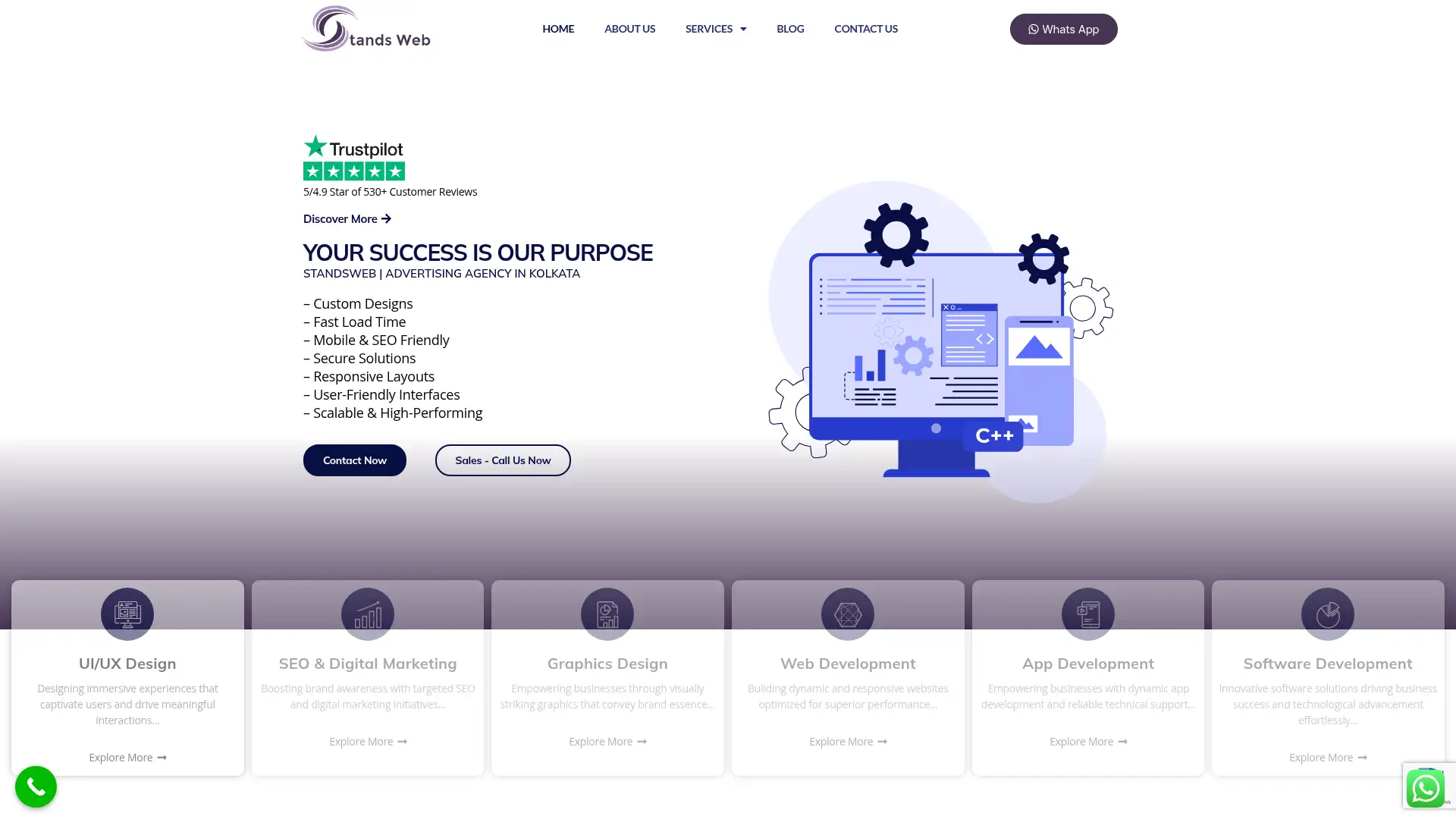 standsweb.com screenshot