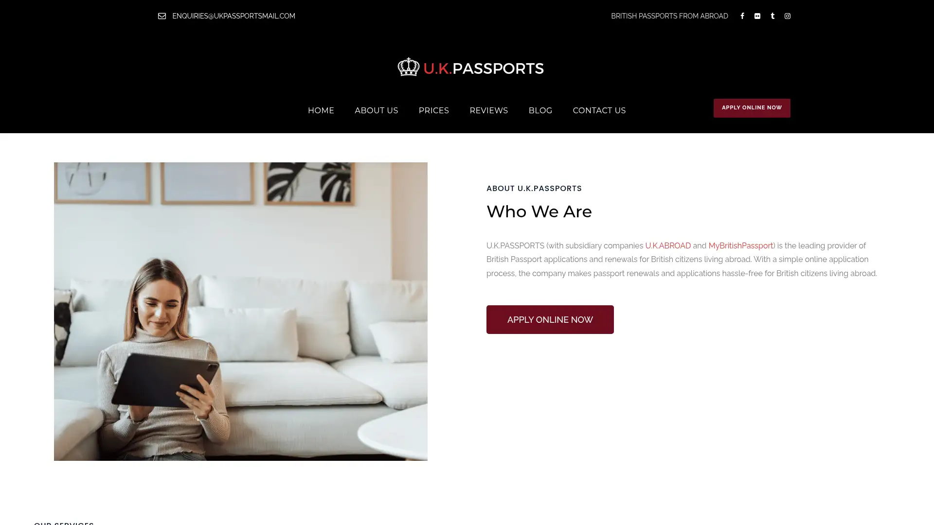 ukpassportsmail.com screenshot