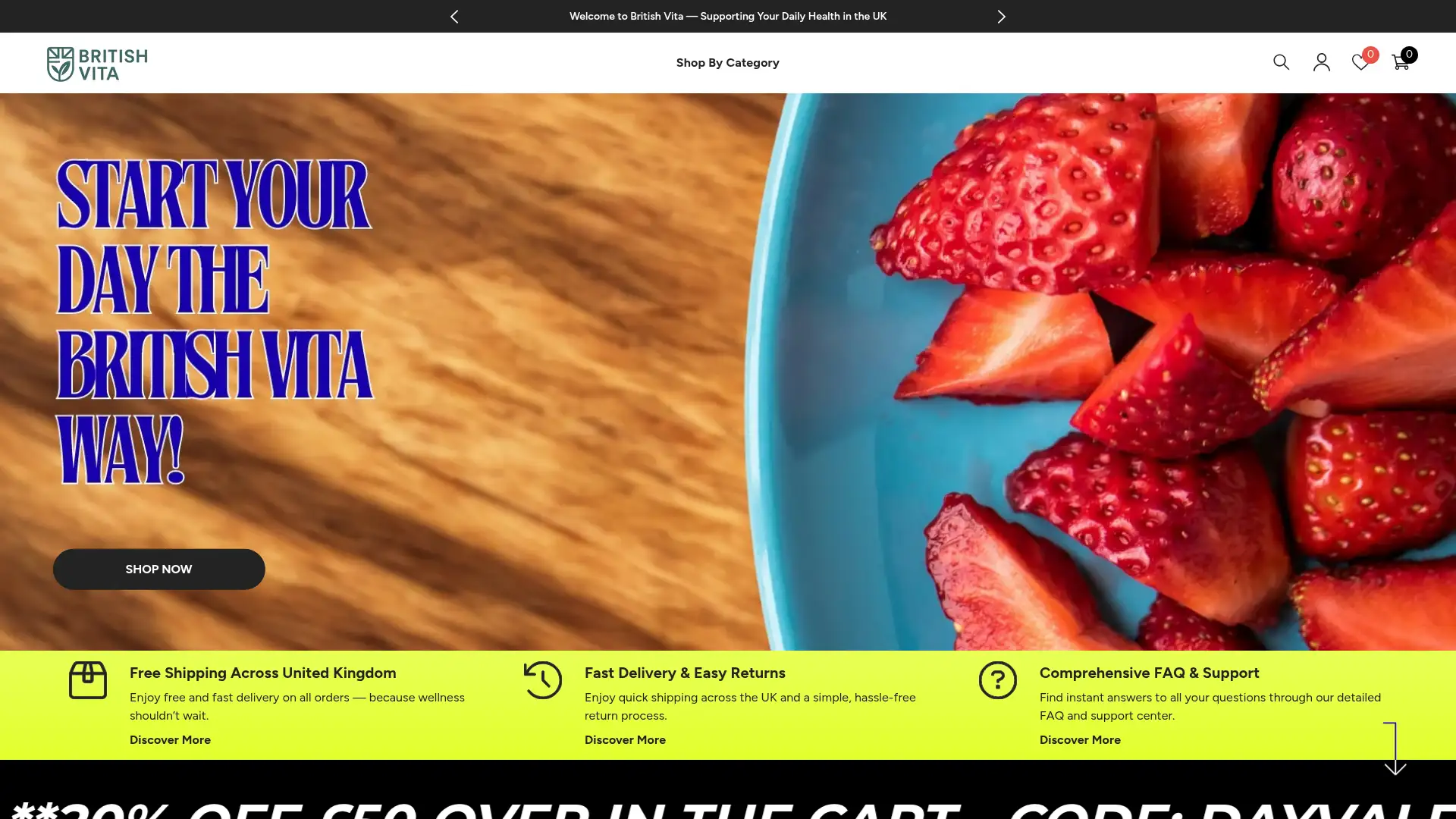 britishvita.co.uk screenshot