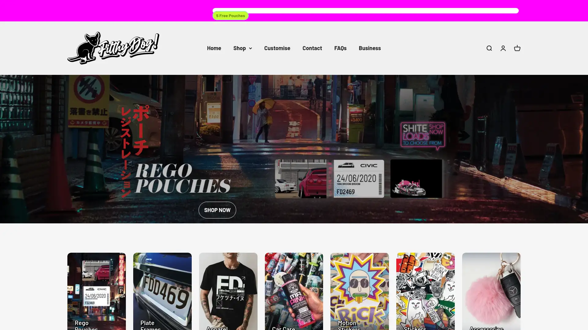 filthydog.co.nz screenshot