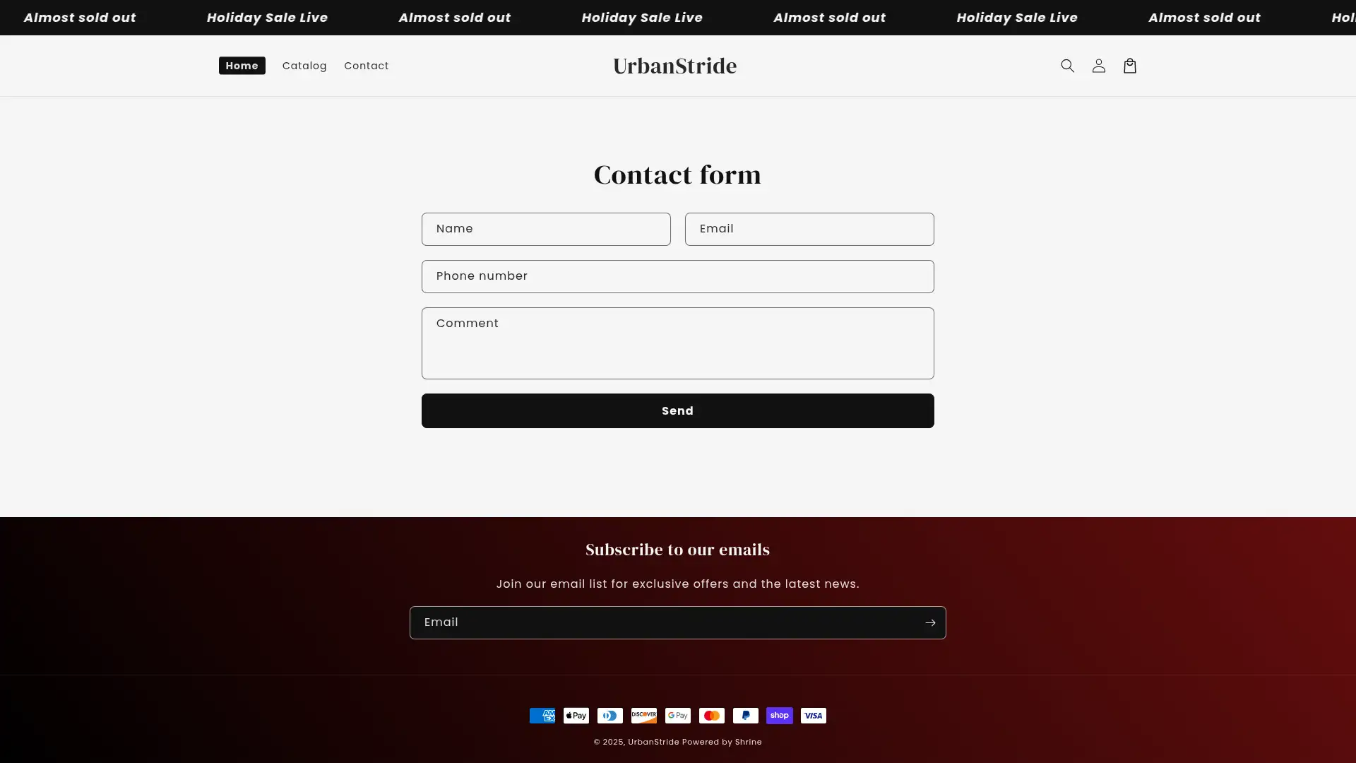 ustride.shop screenshot