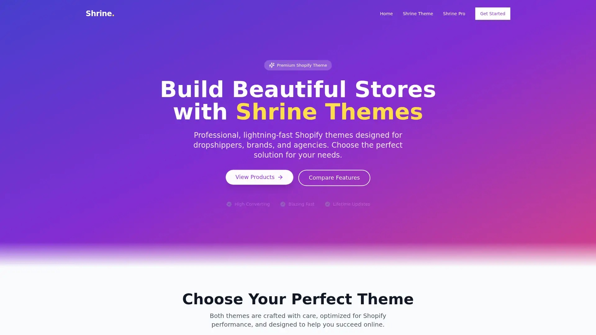 shrinesolutions.io screenshot