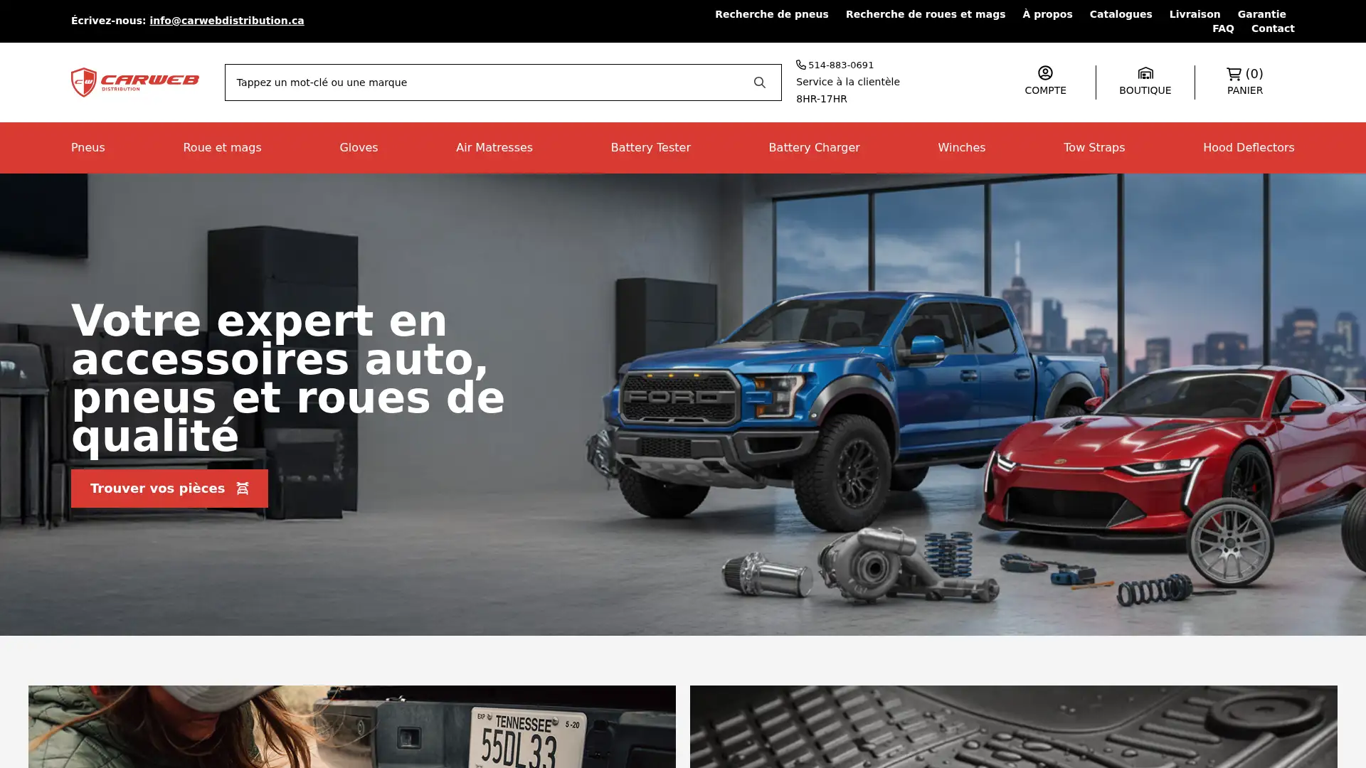 carwebdistribution.ca screenshot