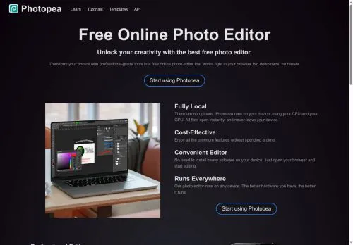 photopea.com screenshot