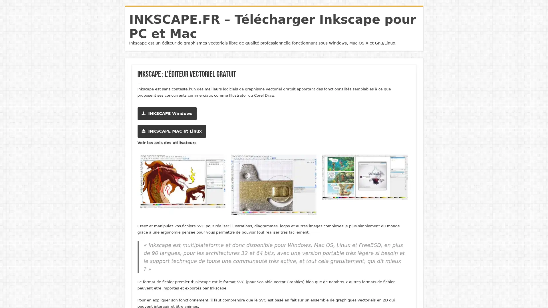 inkscape.fr screenshot