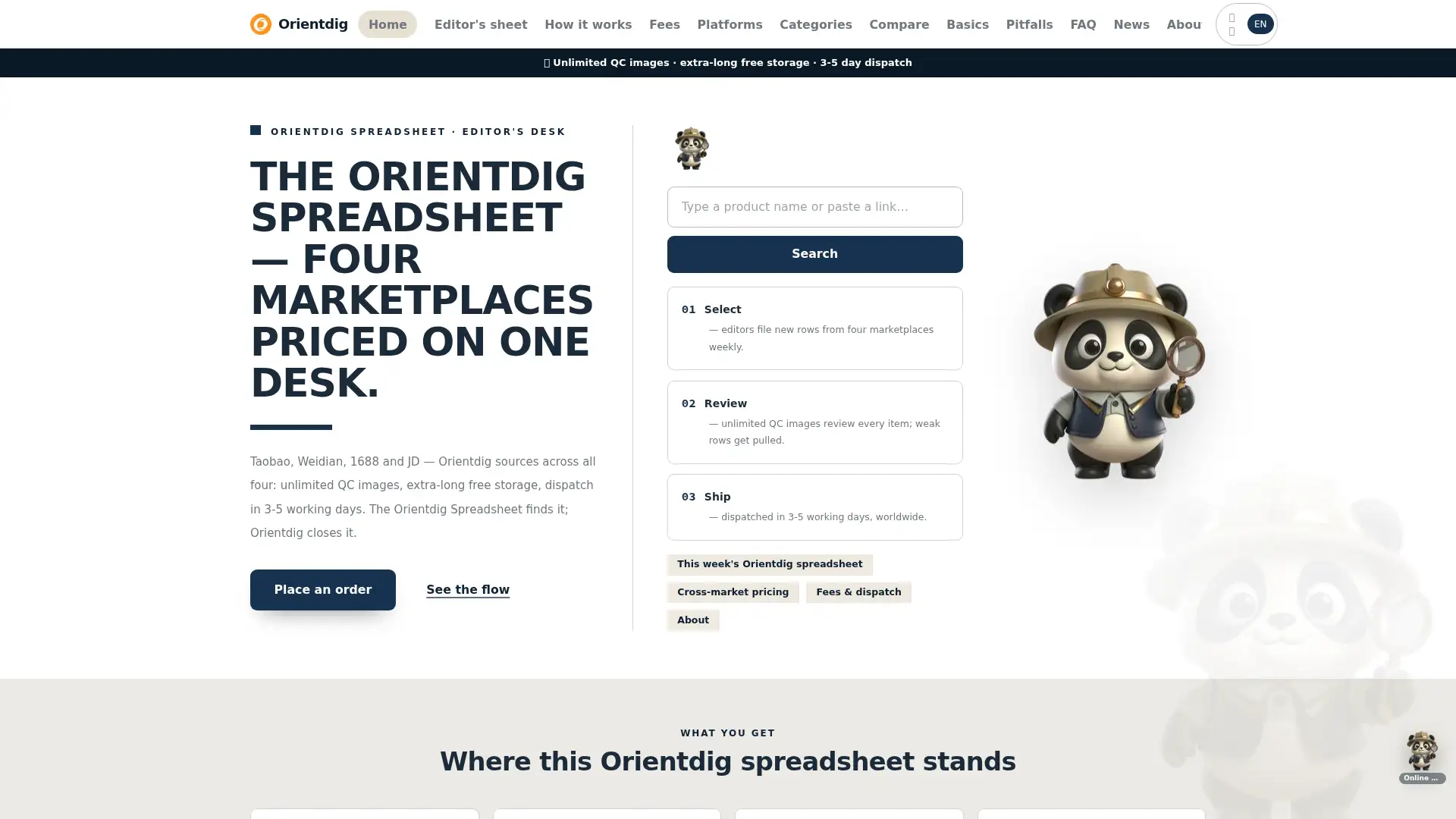 orientdig.spreadsheet.tv screenshot