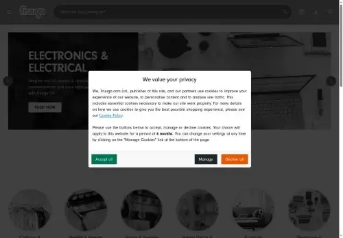 fruugo.ca screenshot