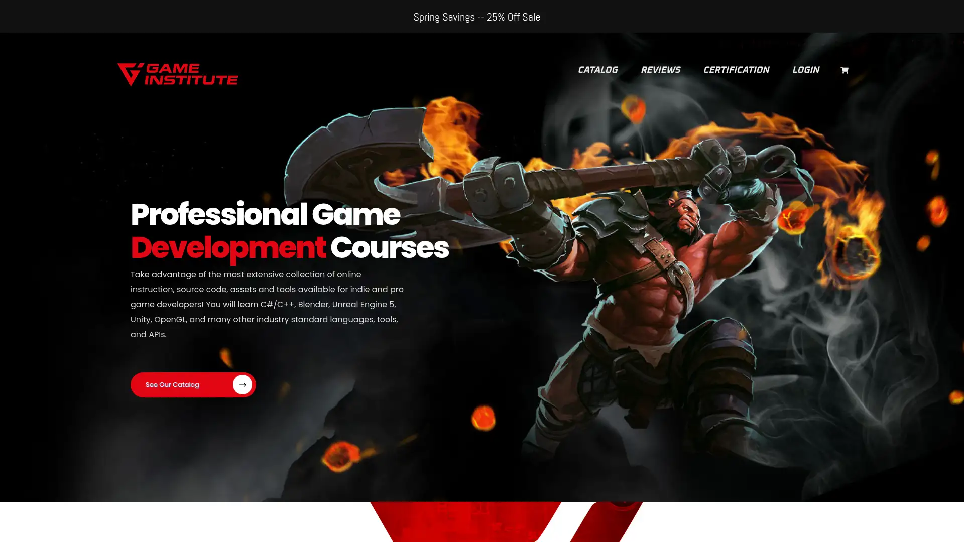 gameinstitute.com screenshot
