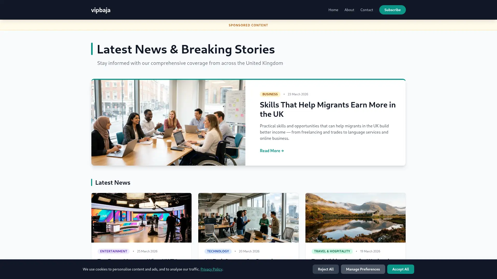 vipbaja.com screenshot