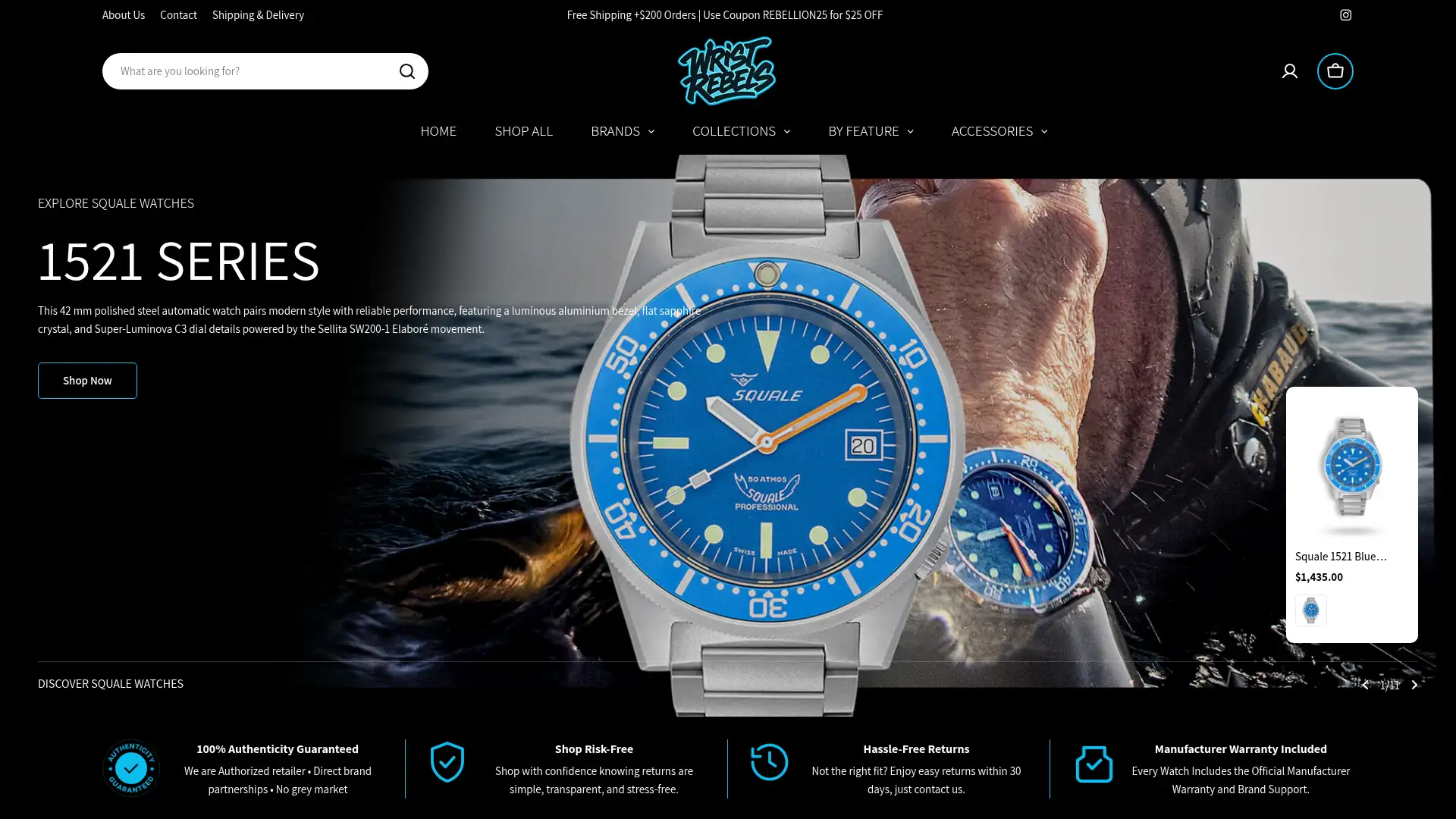 wristrebels.com screenshot