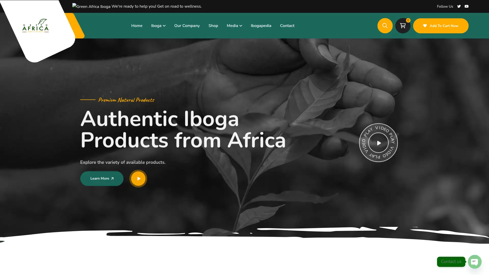 greenafricaiboga.com screenshot