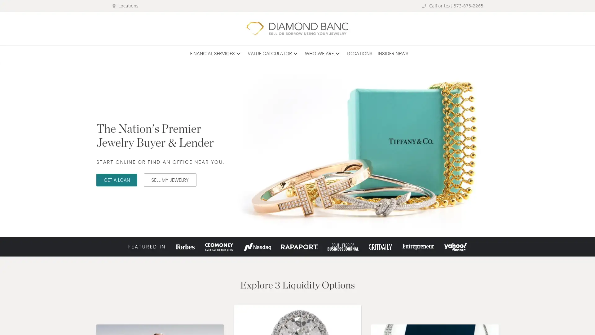 diamondbanc.com screenshot