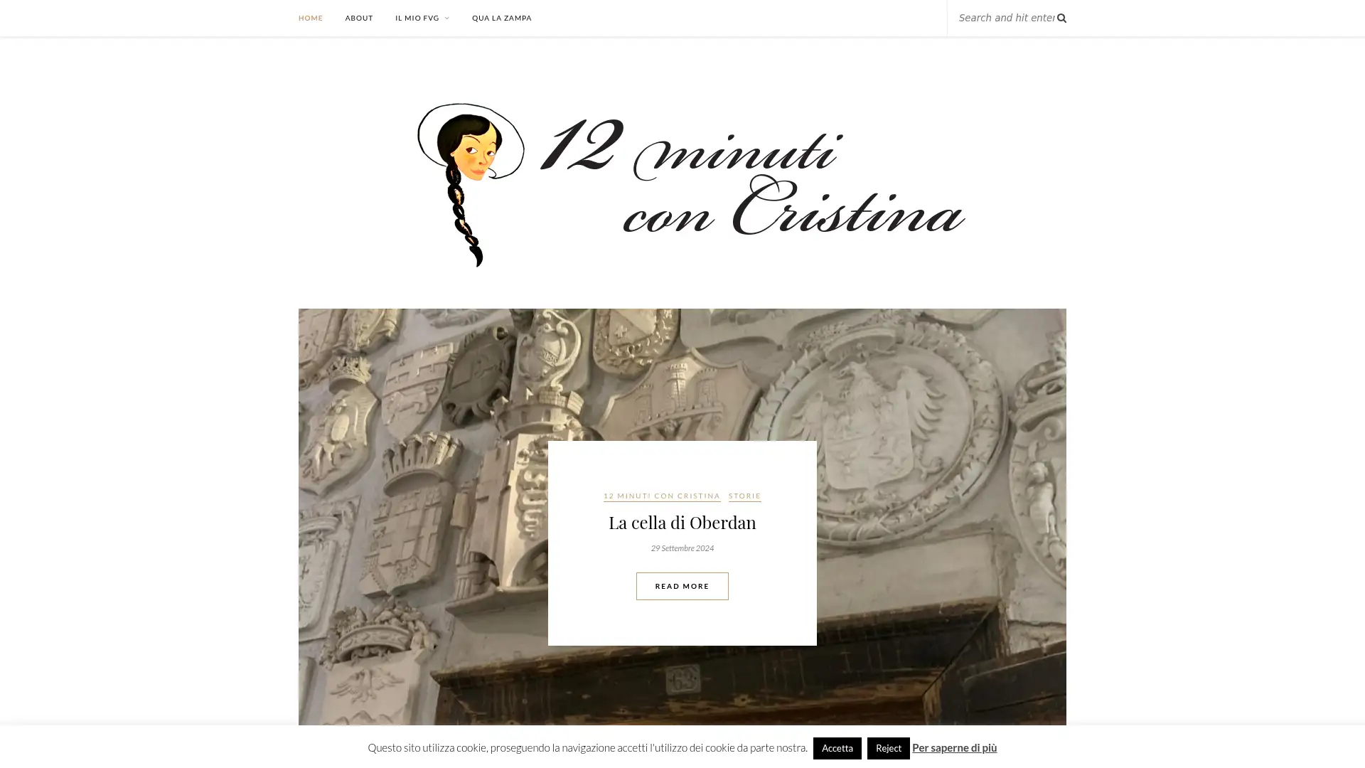 12minuticoncristina.it screenshot