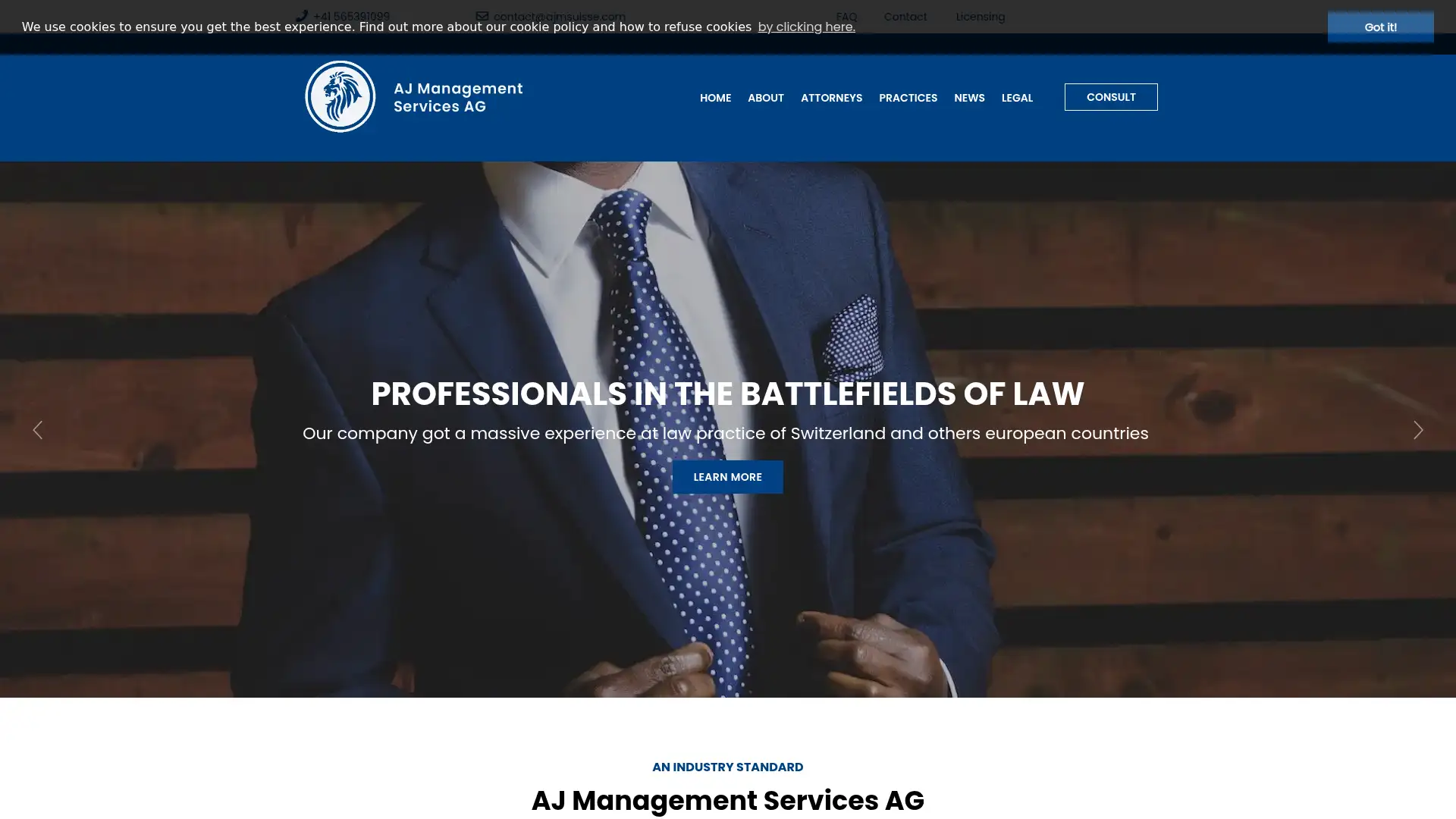 ajmsuisse.com screenshot