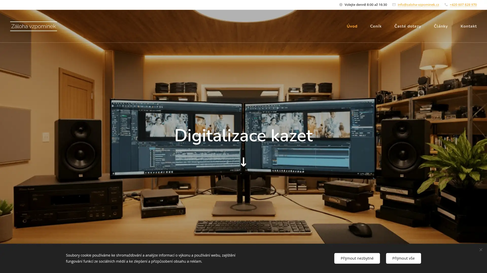 zaloha-vzpominek.cz screenshot