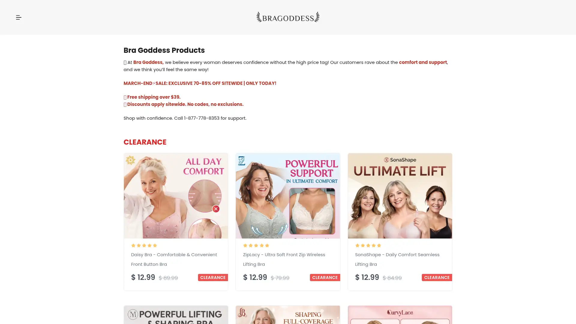 bragoddess.com screenshot