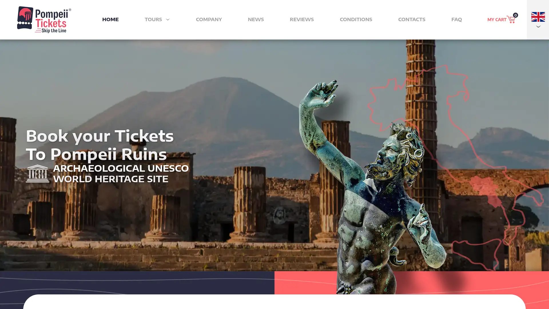 pompeitickets.com screenshot