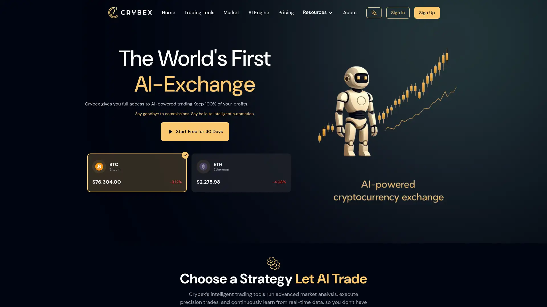 crybex.io screenshot