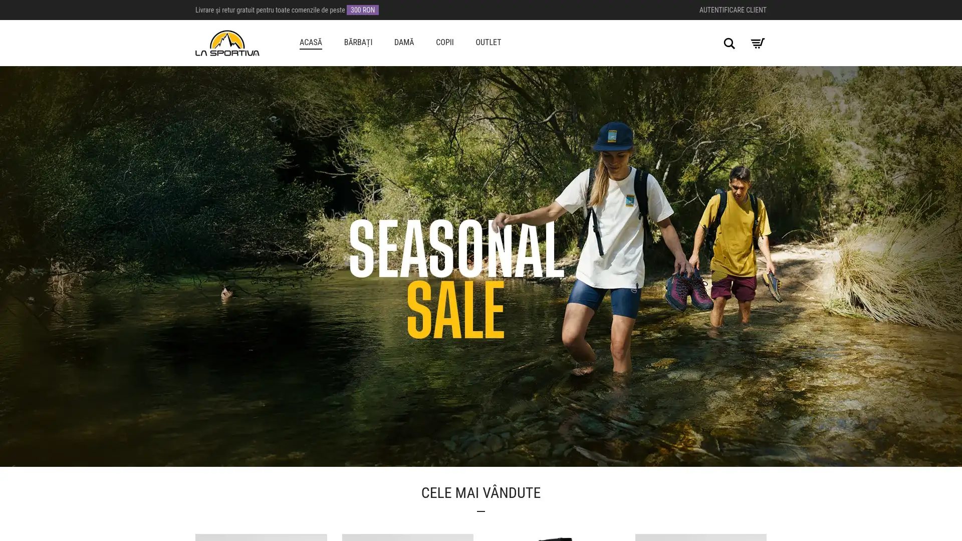 lasportivaoutlet.ro screenshot