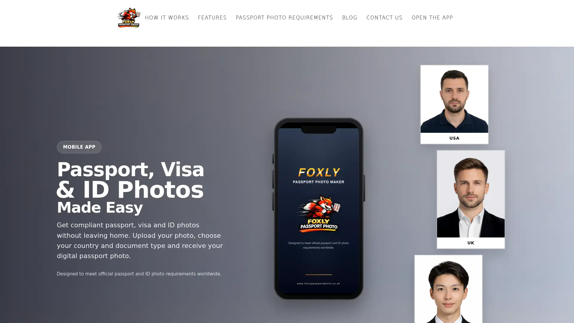 foxlypassportphoto.co.uk screenshot