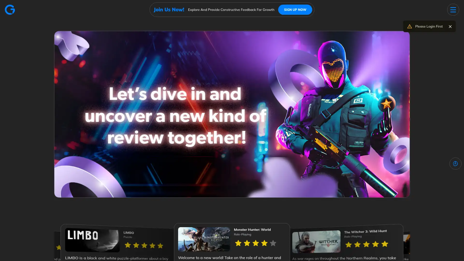 gloture.us screenshot