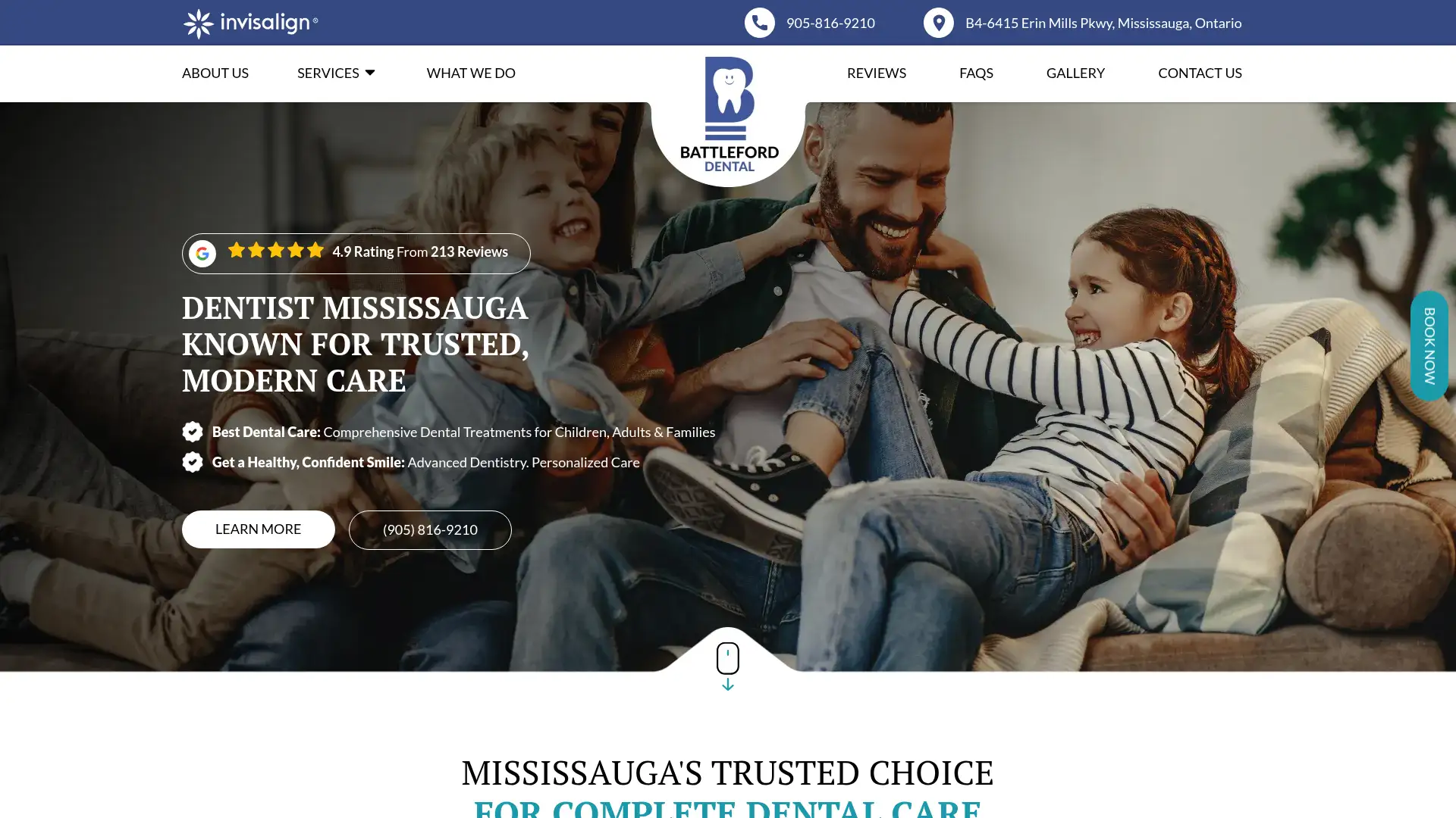 battleford-dental.com screenshot