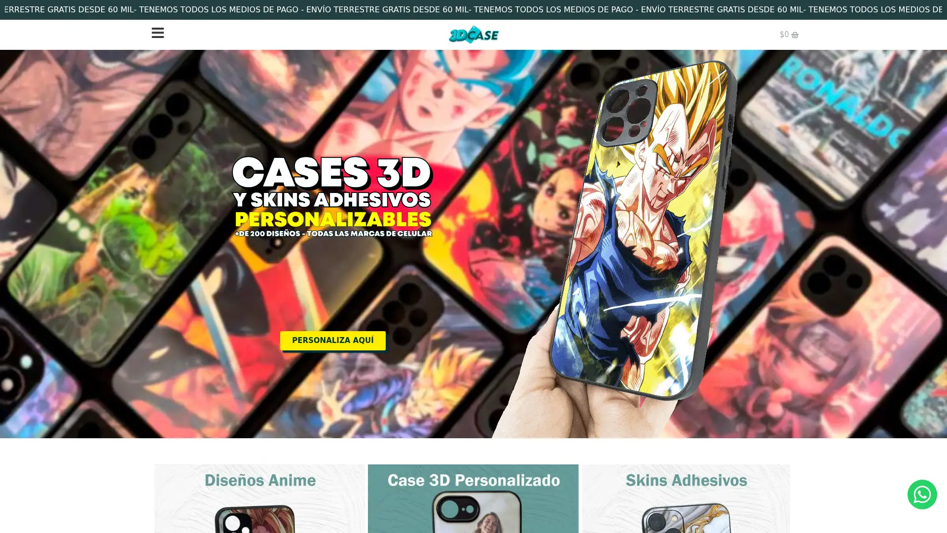 3dcase.com.co screenshot