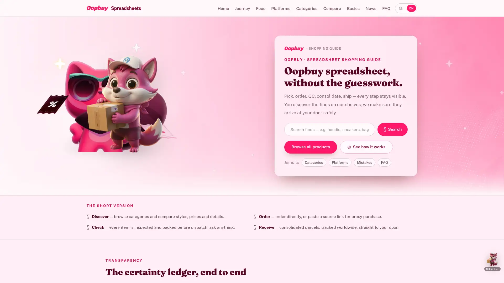 oopbuy.spreadsheet.tv screenshot
