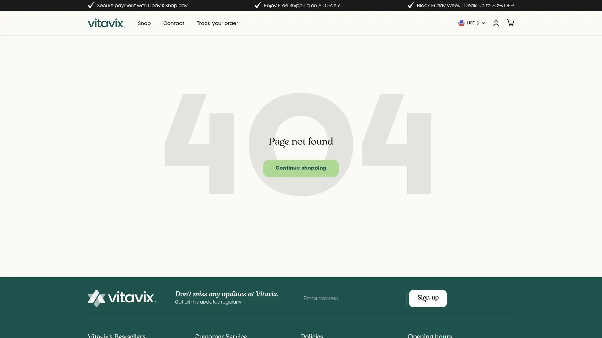 tryvitavix.com screenshot