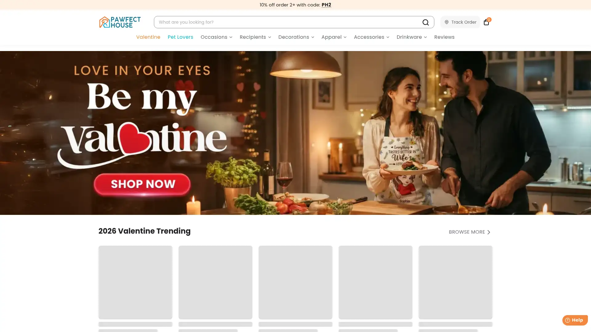 pawfecthouse.com screenshot