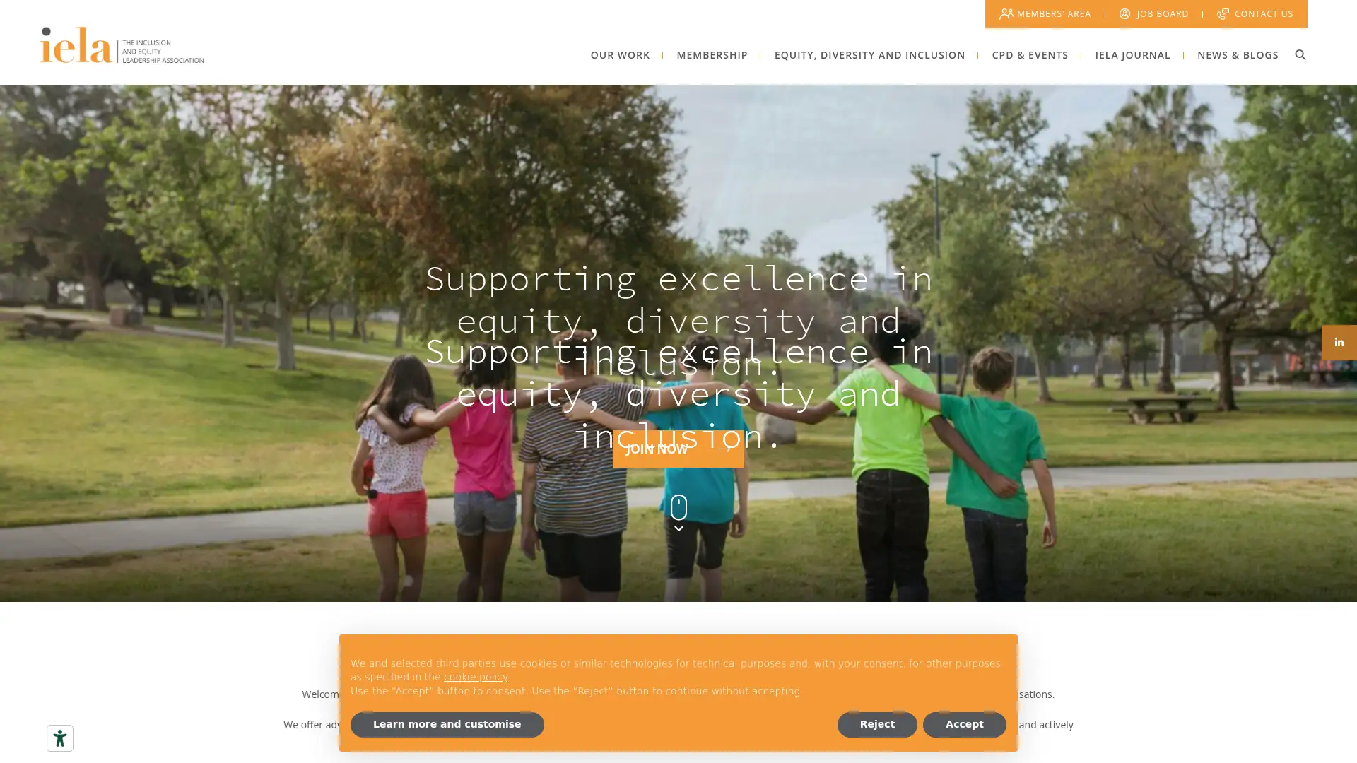 iela.org.uk screenshot