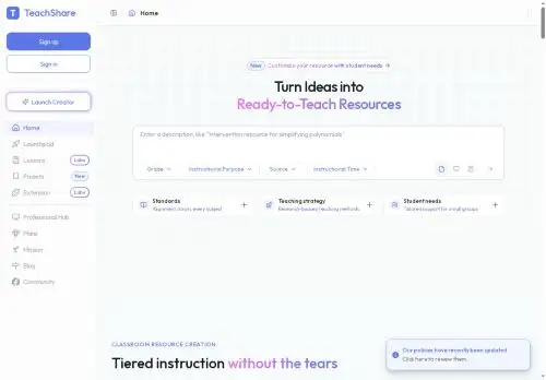 teachshare.com screenshot