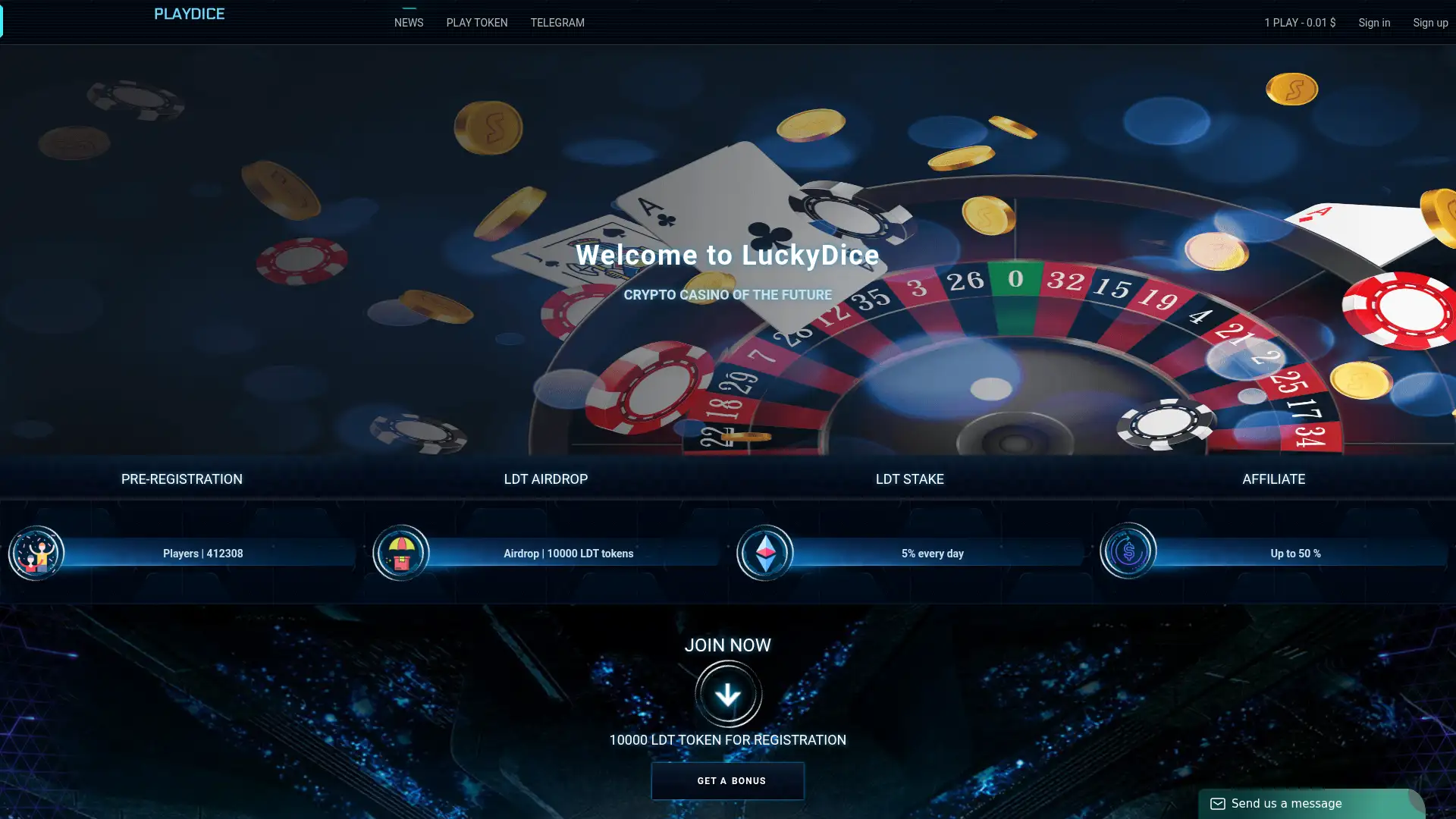 playdice.pro screenshot