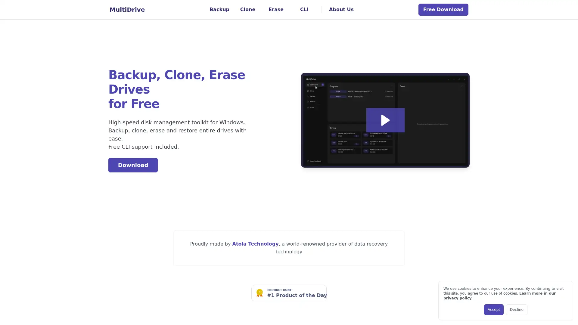 multidrive.io screenshot